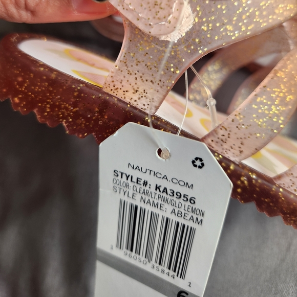 NWT Nautica Toddler Girl Sandals - Picture 5 of 6